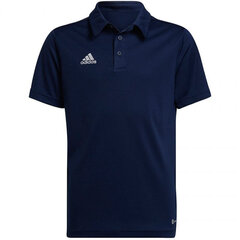 Поло детская футболка Adidas Entrada 22 H57493, темно-синий цена и информация | Футбольная форма и другие товары | kaup24.ee