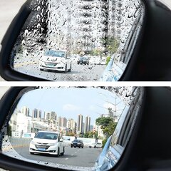 Прозрачная пленка на зеркала автомобиля для безопасного вождения в дождь и туман цена и информация | Фары | kaup24.ee