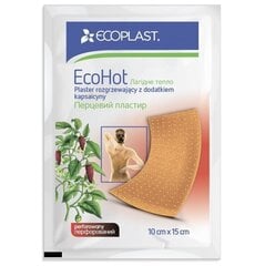 Ecoplast Перцовый пластырь перфорированный EcoHot 10×15 см, N1 цена и информация | Аптечки | kaup24.ee