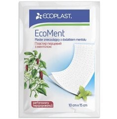 Ecoplast Пластырь перцовый с ментолом перфорированный EcoMent 10×15 см, N1 цена и информация | Аптечки | kaup24.ee
