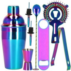 Kokteilide valmistamise komplekt PARTY KING SET, 500ml 8tk. HOLOGRAMIC hind ja info | Köögitarbed | kaup24.ee