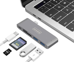 Zenwire 5-in-1 USB-C 3.1 hind ja info | USB jagajad, adapterid | kaup24.ee