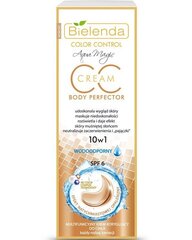 Toniseeriv ja veekindel kehakreem hüaluroonhappe ja pähkliõliga Bielenda CC Aqua Magic SPF 6 10in1 175 ml цена и информация | Кремы, лосьоны для тела | kaup24.ee