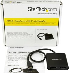 StarTech MSTCDP122DP, USB-C - DisplayPort цена и информация | Кабели и провода | kaup24.ee