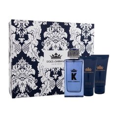 Meeste komplekt Dolce & Gabbana K By Dolce & Gabbana - EDT 100 ml + dušigeel 50 ml + habemeajamisjärgne 50 ml цена и информация | Мужские духи | kaup24.ee