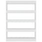 vidaXL raamaturiiul/ruumijagaja, valge, 100 x 30 x 135 cm hind ja info | Riiulid | kaup24.ee