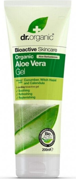 Aloe Vera kurgigeel Dr. Organic, 200 ml hind ja info | Kehakreemid, losjoonid | kaup24.ee