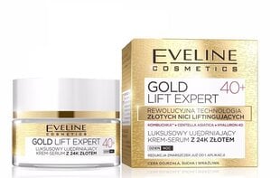 Восстанавливающий сывороточный крем Eveline Gold Lift Expert 40+ 50 мл   цена и информация | Кремы для лица | kaup24.ee