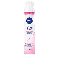 Nivea Care & Hold Soft Touch Hair Lacquer - Hair spray 250ml цена и информация | Средства для укладки волос | kaup24.ee