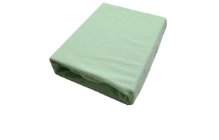 Водостойкая махровая простыня на резинке, зеленая 80x160 см цена и информация | Сетки для кроватей | kaup24.ee