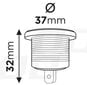 Digitaalne voltmeeter 3-32V MOD-02 hind ja info | Turvasüsteemid ja 12V seadmed | kaup24.ee