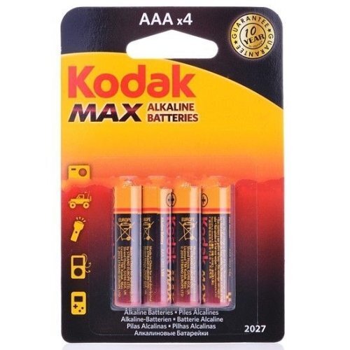 KODAK LR03-4BB (AAA) MAX Blistera pakendis, 4 gab. hind ja info | Patareid | kaup24.ee