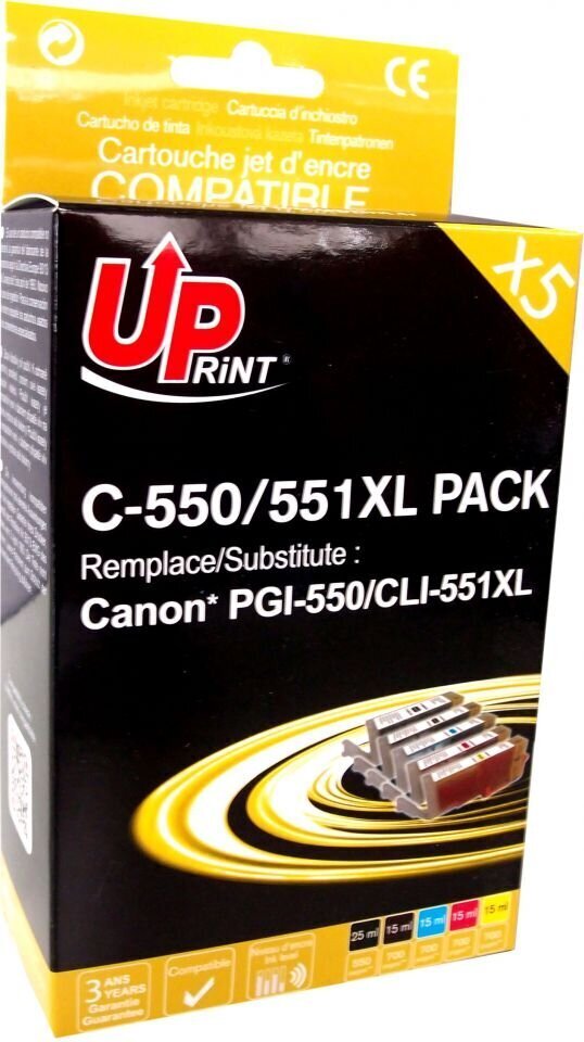 UPrint C-551XL, komplekt hind ja info | Tindiprinteri kassetid | kaup24.ee