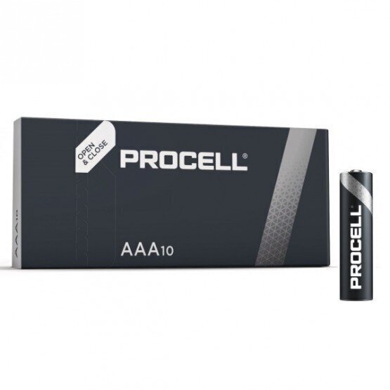 Patarei Duracell 1,5V AAA 10tk Procell, 1 tk цена и информация | Patareid | kaup24.ee