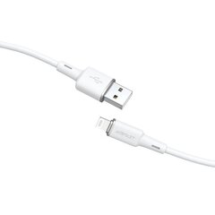 Acefast MFI USB cable - Lightning 1.2m, 2.4A white (C2-02 white) цена и информация | Кабели для телефонов | kaup24.ee