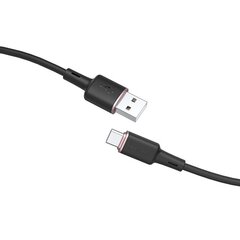 Acefast USB cable - USB Type C 1.2m, 3A black (C2-04 black) цена и информация | Borofone 43757-uniw | kaup24.ee