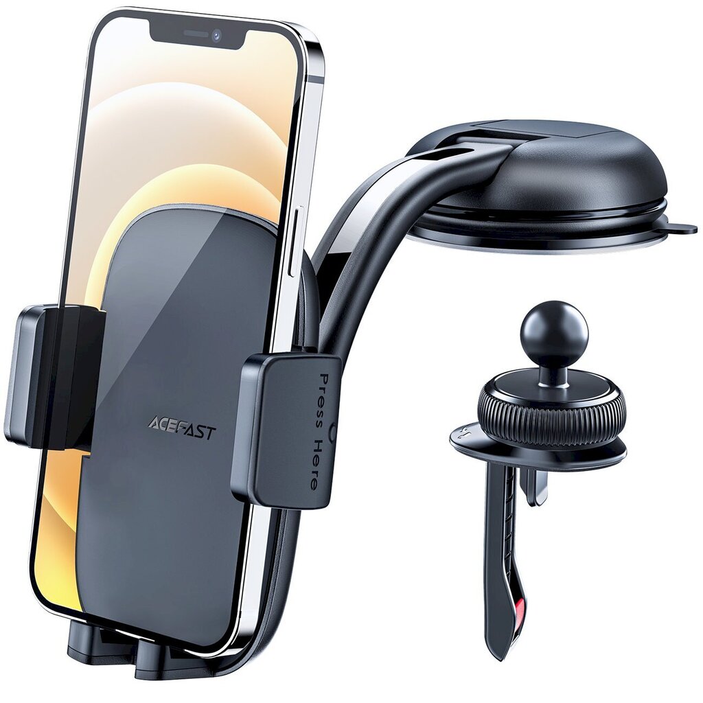 Acefast car phone holder for cockpit and ventilation grille black (D5 black) hind ja info | Mobiiltelefonide hoidjad | kaup24.ee