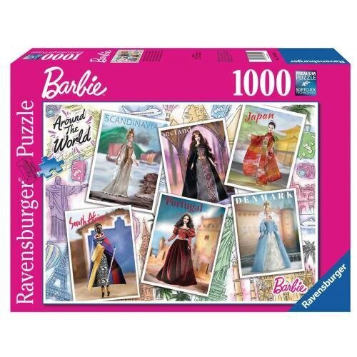 Ravensburger - Puzzle 1000 Barbie Around The World hind ja info | Pusled | kaup24.ee