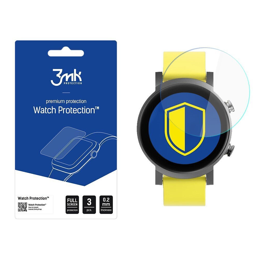 TicWatch E3 - 3mk Watch Protection™ v. ARC+ screen protector цена и информация | Nutikellade ja nutivõrude tarvikud | kaup24.ee