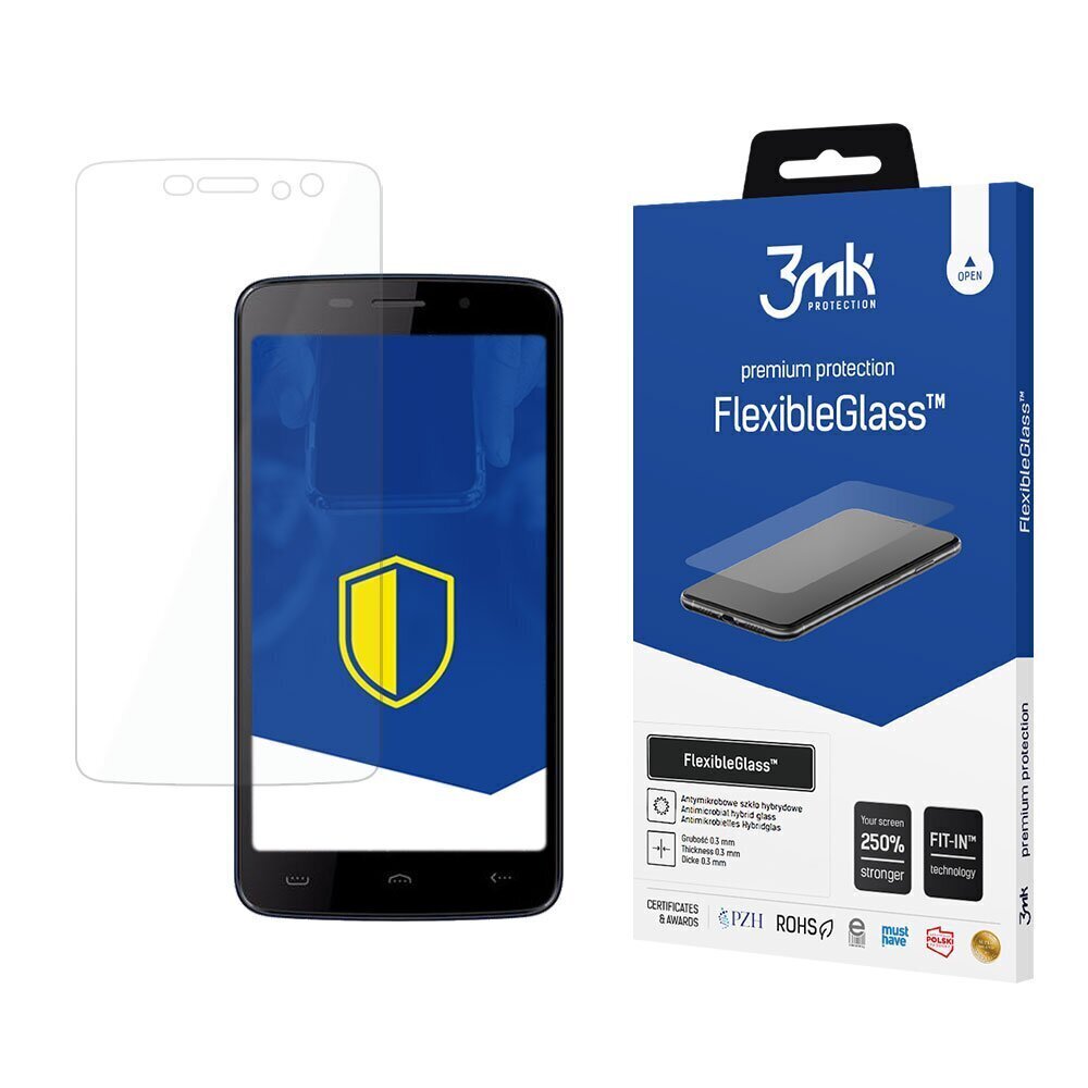 HOMTOM HT17 - 3mk FlexibleGlass™ screen protector цена | kaup24.ee