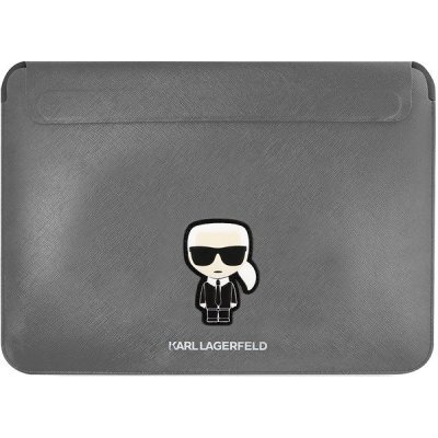 Karl Lagerfeld Saffiano Ikonik Computer Sleeve 13/14" Silver hind ja info | Arvutikotid | kaup24.ee