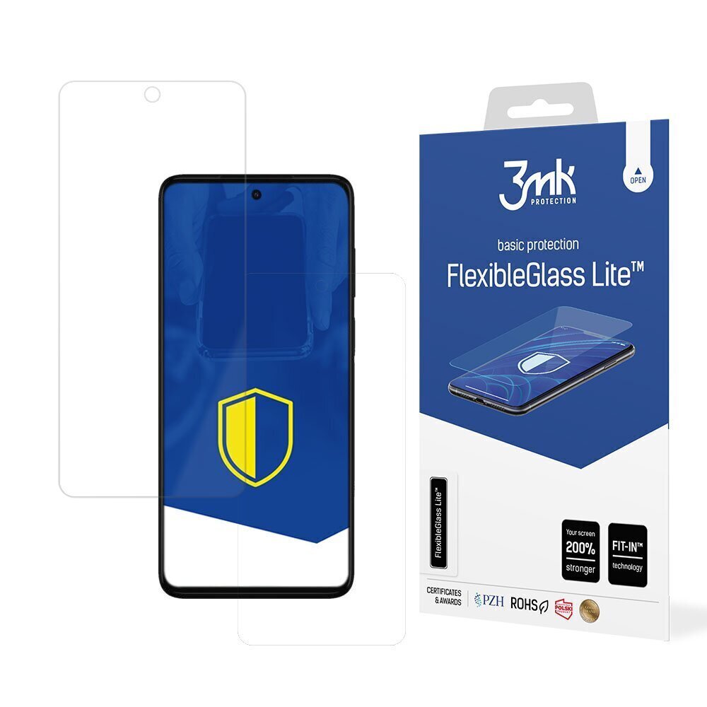 Motorola Moto G52 - 3mk FlexibleGlass Lite™ screen protector hind ja info | Ekraani kaitsekiled | kaup24.ee