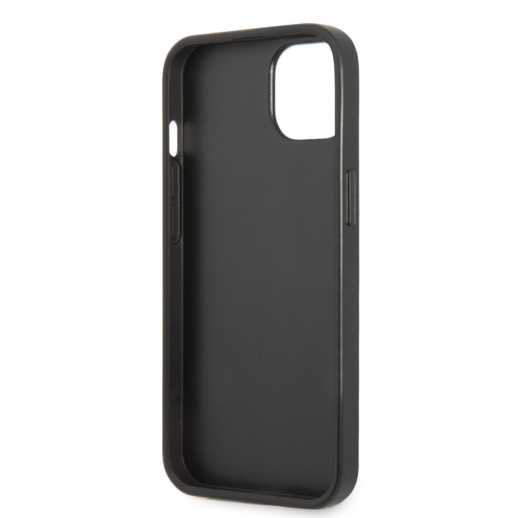 Karl Lagerfeld Saffiano Plaque Case for iPhone 13 mini Black цена и информация | Telefoni kaaned, ümbrised | kaup24.ee