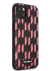 Karl Lagerfeld Monogram Plaque Case for iPhone 13 mini Pink hind ja info | Telefoni kaaned, ümbrised | kaup24.ee