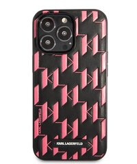 Karl Lagerfeld Monogram Plaque Case for iPhone 13 Pro Max Pink hind ja info | Telefoni kaaned, ümbrised | kaup24.ee