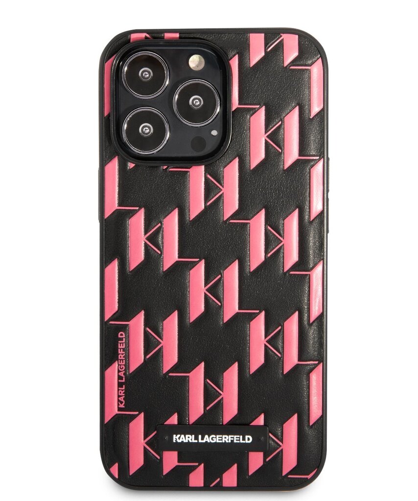 Karl Lagerfeld Monogram Plaque Case for iPhone 13 Pro Max Pink цена и информация | Telefoni kaaned, ümbrised | kaup24.ee