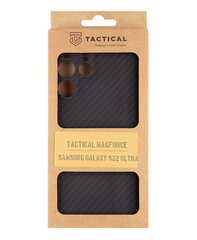 Tactical MagForce Aramid Чехол for  Samsung Galaxy S22 Ultra Black цена и информация | Чехлы для телефонов | kaup24.ee