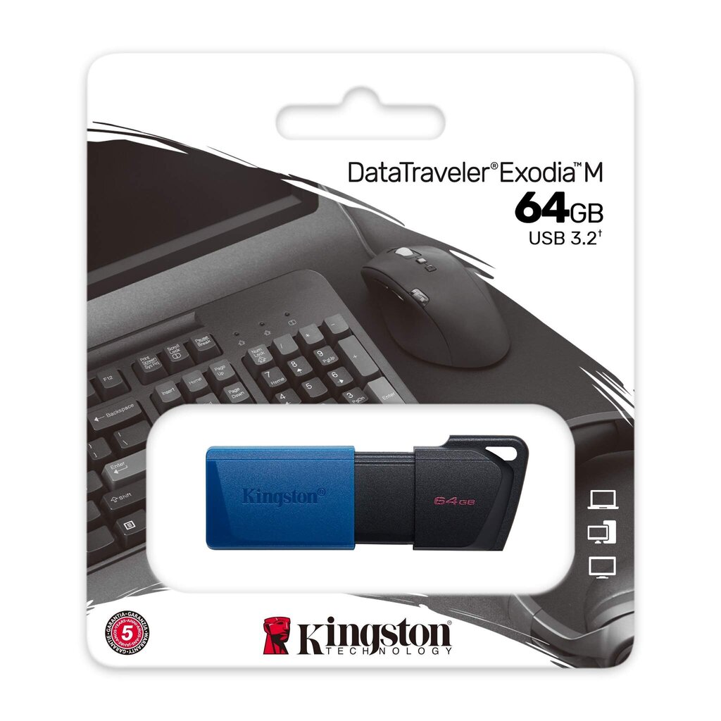 Kingston DT Exodia M 64GB USB 3.0 hind ja info | Mälupulgad | kaup24.ee