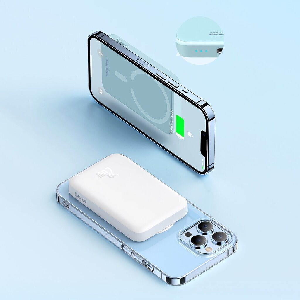 Väline aku Power Bank Baseus Magnetic MagSafe 6000mAh 20W PPCX020002 цена и информация | Akupangad | kaup24.ee