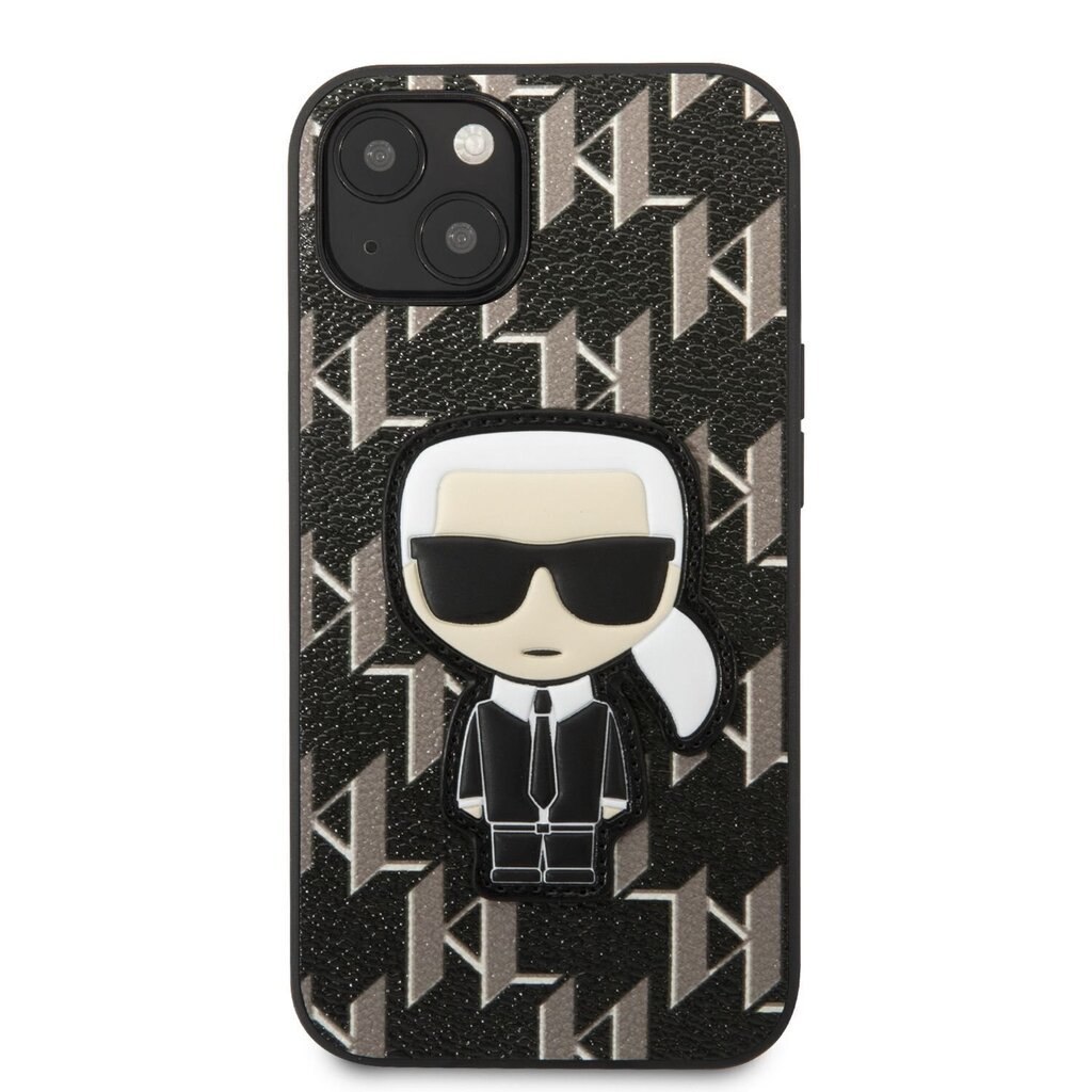 Karl Lagerfeld Monogram Ikonik Case for iPhone 13 mini Black цена и информация | Telefoni kaaned, ümbrised | kaup24.ee