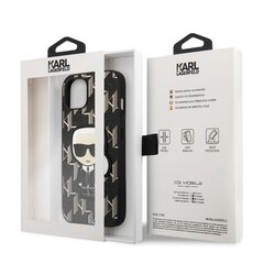 Karl Lagerfeld Monogram Ikonik чехол for iPhone 13 mini Black цена и информация | Чехлы для телефонов | kaup24.ee