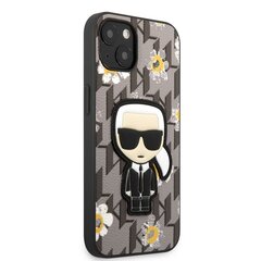 Karl Lagerfeld Ikonik Flower Case for iPhone 13 mini Grey hind ja info | Telefoni kaaned, ümbrised | kaup24.ee