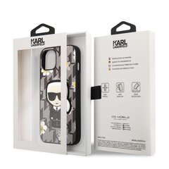 Karl Lagerfeld Ikonik Flower чехол for iPhone 13 Grey цена и информация | Чехлы для телефонов | kaup24.ee