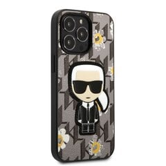 Karl Lagerfeld Ikonik Flower Case for iPhone 13 Pro Grey цена и информация | Чехлы для телефонов | kaup24.ee