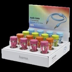 Hama Audio Cable 3.5mm Plug - Plug 1m цена и информация | Кабели для телефонов | kaup24.ee