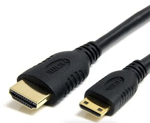 Kabelis Brackton HDMI Male - mini HDMI Male 1.5m Black цена и информация | Кабели и провода | kaup24.ee