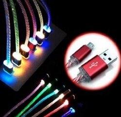 Maxxter LED 8-pin Male to USB Type-A Male 1m цена и информация | Кабели для телефонов | kaup24.ee