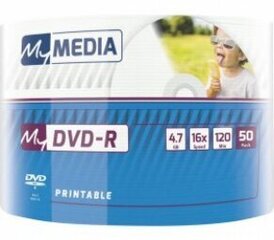 MyMedia DVD-R 50 pakki prinditav hind ja info | Vinüülplaadid, CD, DVD | kaup24.ee