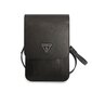Guess PU Saffiano Triangle Logo Phone Bag Black цена и информация | Telefoni kaaned, ümbrised | kaup24.ee