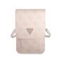 Guess PU 4G Triangle Logo Phone Bag Pink hind ja info | Telefoni kaaned, ümbrised | kaup24.ee