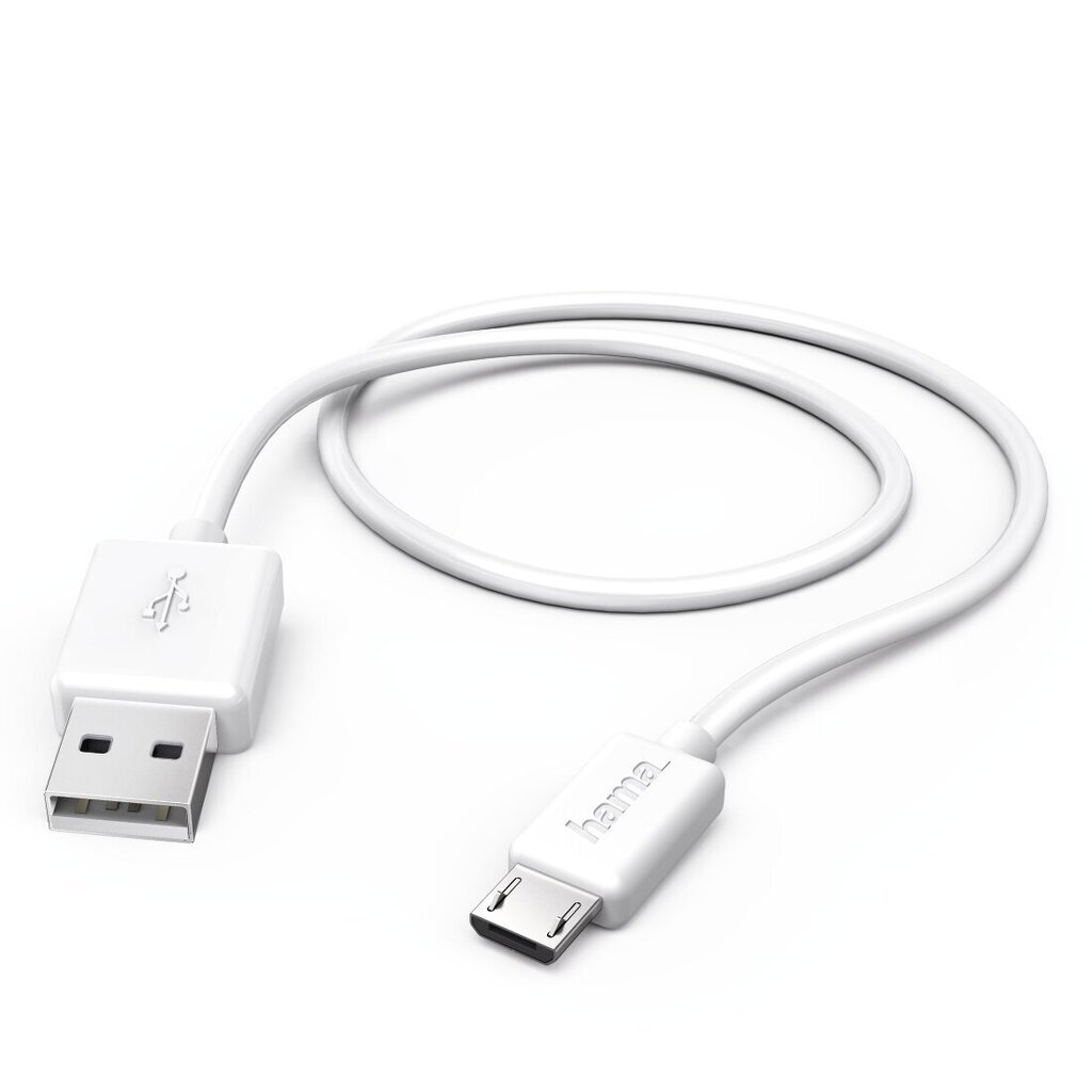Goodbuy micro USB kaabel 1m valge hind ja info | Mobiiltelefonide kaablid | kaup24.ee