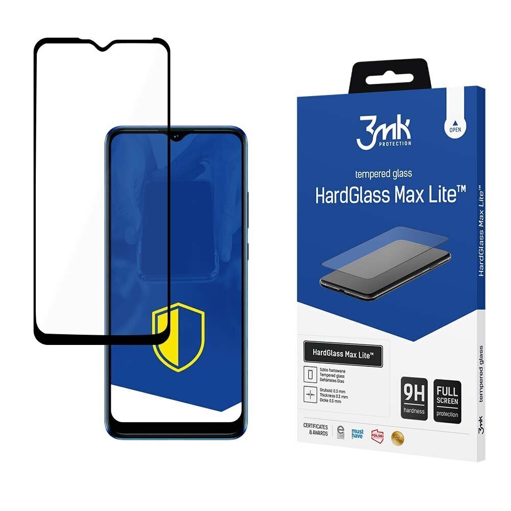 TCL 30 SE Black - 3mk HardGlass Max Lite™ screen protector цена и информация | Ekraani kaitsekiled | kaup24.ee