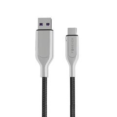 Forever Core Utra Fast cable USB - USB-C 5A black hind ja info | Mobiiltelefonide kaablid | kaup24.ee