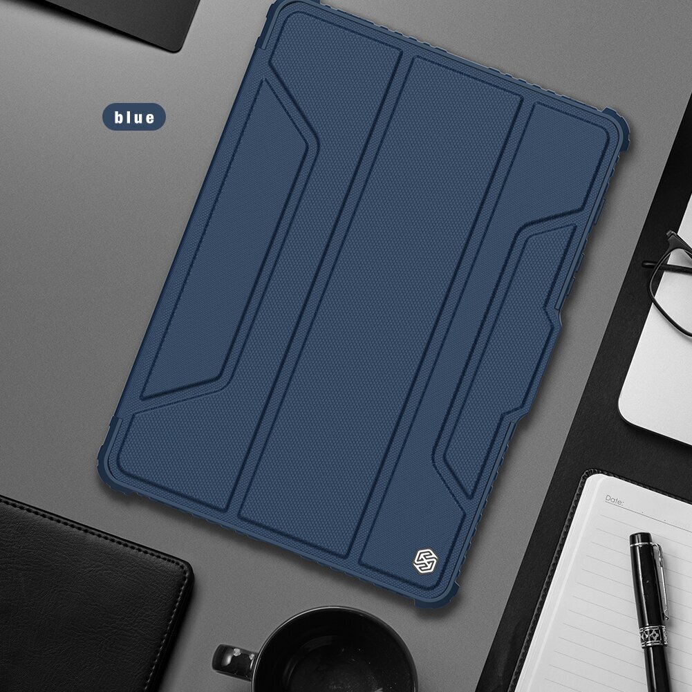 Nillkin Bumper PRO Protective Stand Case for Samsung Galaxy Tab S7+/S8+/S8+ 5G Sapphire Blue hind ja info | Tahvelarvuti kaaned ja kotid | kaup24.ee