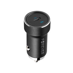 Forever CC-06 PD3.0 car charger 1x USB-C 20W black hind ja info | Mobiiltelefonide laadijad | kaup24.ee