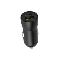 Maxlife MXCC-04 PD3.0 + QC3.0 car charger 1x USB-C 1x USB 20W black hind ja info | Mobiiltelefonide laadijad | kaup24.ee